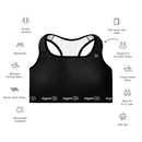 Asgera ® Sport-BH Gepolstert Black (Damen)