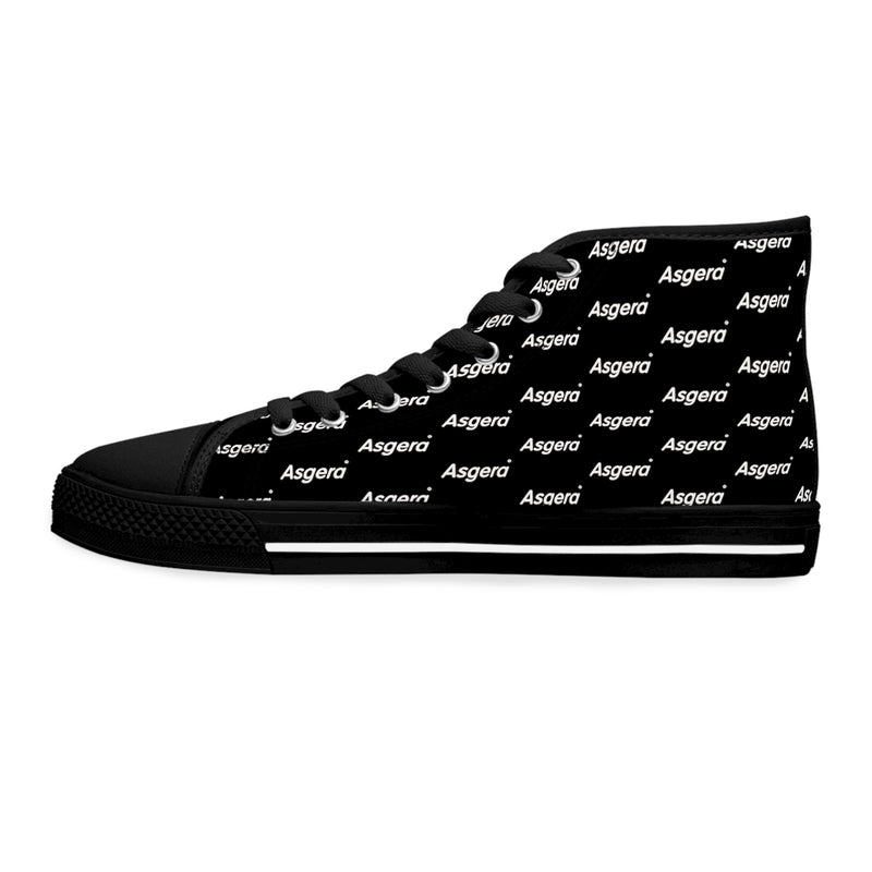 Asgera ® High Sneaker City Style Black (ladies) 