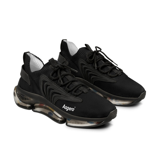 Asgera ® Sneaker Sports Shoes Black (Unisex)