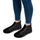 Asgera ® High Sneaker City Style Black (ladies) 