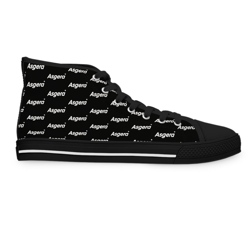 Asgera ® High Sneaker City Style Black (ladies) 