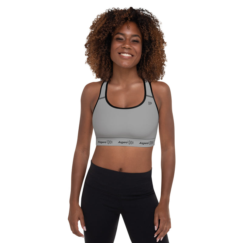 Asgera ® Sport-BH Gepolstert Gray (Damen)