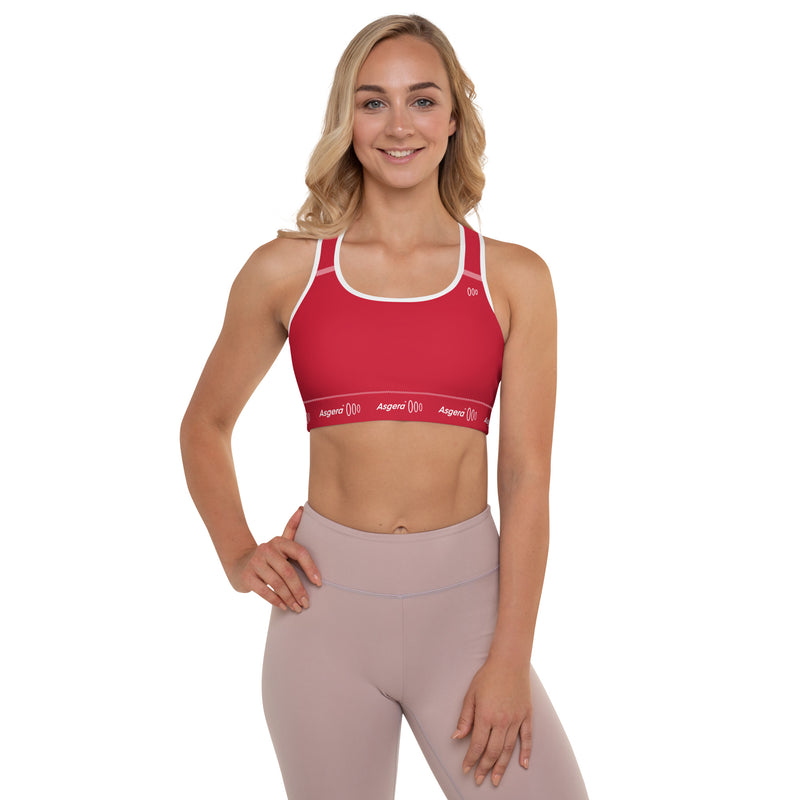 Asgera ® Sport-BH Gepolstert Red (Damen)